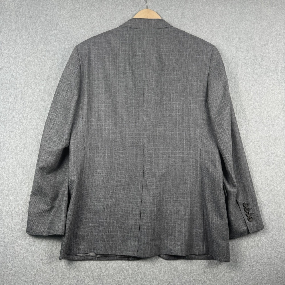 Ralph Lauren Blazer Mens 42R Gray Blue Silk Wool Glen Plaid Sport Coat Canada - Picture 2 of 12